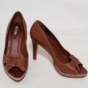 Schutz Brown Heels, Size 8
